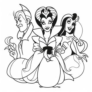 Creepy Disney Villains Coloring Page 53683-43269