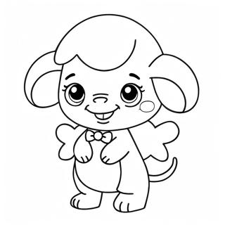 Cute Gangle Characters Coloring Page 53693-43277