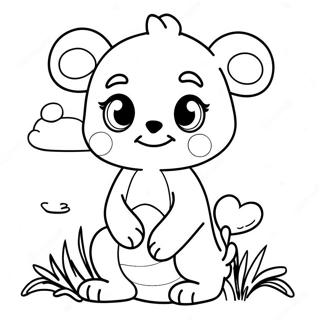 Cute Gangle Characters Coloring Page 53693-43279