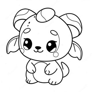 Cute Gangle Characters Coloring Page 53693-43280