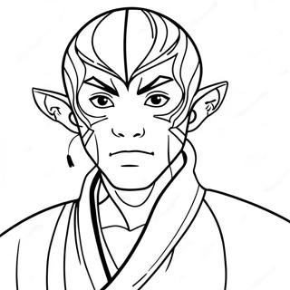 Zuko Coloring Pages