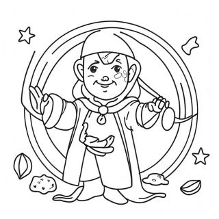 Arcane Magic Spell Coloring Page 53752-43318