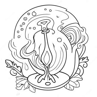 Arcane Magic Spell Coloring Page 53752-43320