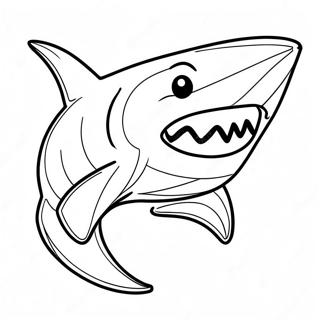 Shark Tooth Coloring Page 53762-43326