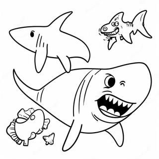 Shark Tooth Coloring Page 53762-43327