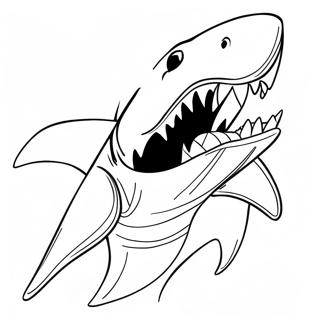 Giant Shark Tooth Coloring Page 53763-43335