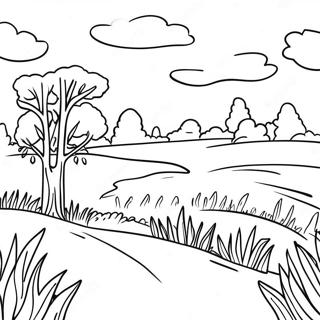 Beautiful Iowa Landscape Coloring Page 53783-43352