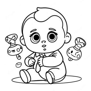 Boss Baby 2 Coloring Page 53792-43358