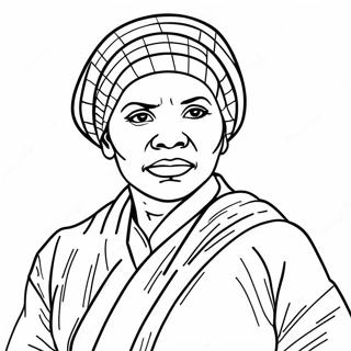 Harriet Tubman Historical Figure Coloring Page 53812-43374