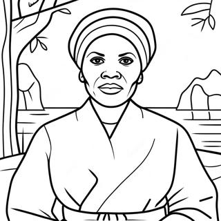 Brave Harriet Tubman Coloring Page 53813-43372