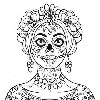 Catrina Coloring Page 53862-43413