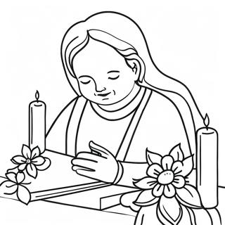 Condolence Sympathy Coloring Page 53882-43427