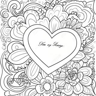 Heartfelt Condolence Coloring Page 53883-43430