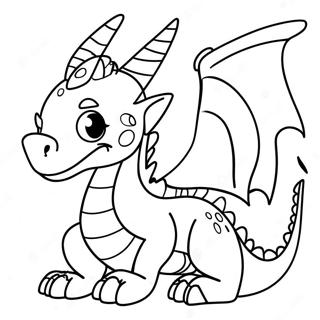 Anime Dragon Coloring Pages