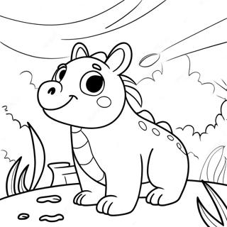 Kipo And The Age Of The Wonderbeasts Coloring Page 53943-43473