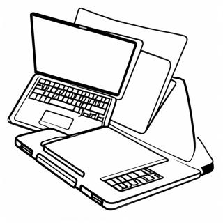 Laptop Coloring Page 53952-43483