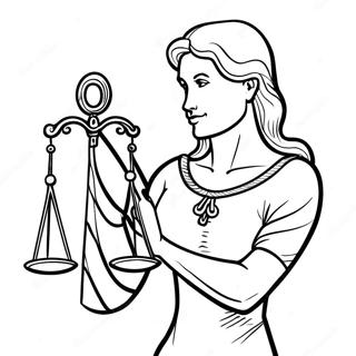 Fairness And Justice Theme Coloring Page 53963-43490