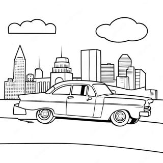 Memphis Coloring Pages