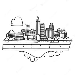 Vibrant Memphis Skyline Coloring Page 53973-43502