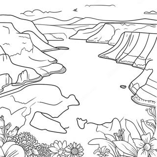 Oregon State Map Coloring Page 54002-43526