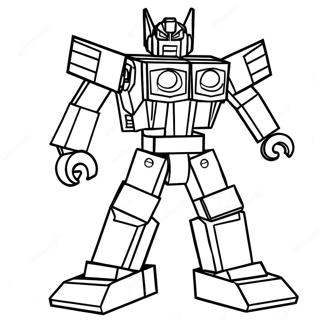 Lego Transformer Coloring Page 54012-43534