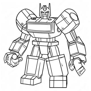 Lego Transformer Coloring Page 54012-43535