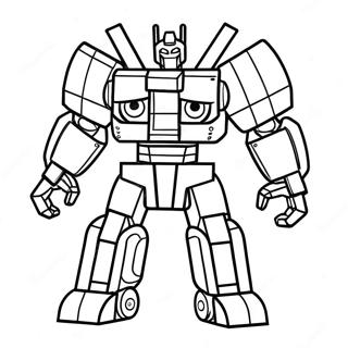 Lego Transformer Coloring Pages