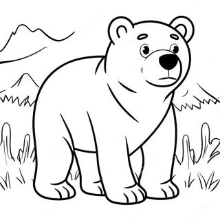 Brown Bear Brown Bear Coloring Pages