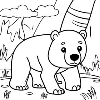 Brown Bear Brown Bear Coloring Page 5401-4476