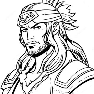 Aizawa In Hero Costume Coloring Page 54023-43542