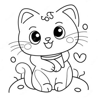 Candy Cat Poppy Playtime Coloring Pages