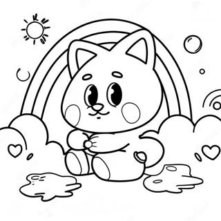 Colorful Rainbow Ruby Adventure Coloring Page 54083-43589