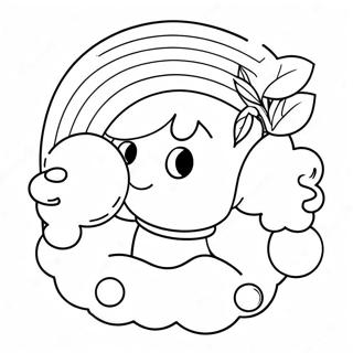 Colorful Rainbow Ruby Adventure Coloring Page 54083-43592