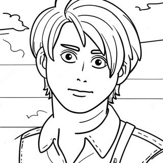 Levi In A Colorful Adventure Coloring Page 54093-43594