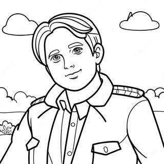 Levi In A Colorful Adventure Coloring Page 54093-43595