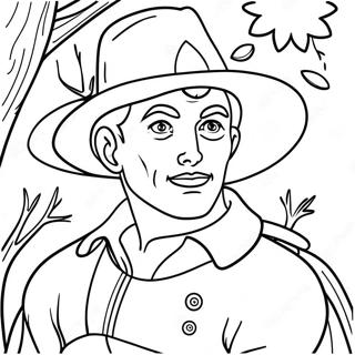 Johnny Appleseed Coloring Page 54102-43602