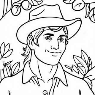 Johnny Appleseed Coloring Page 54102-43604