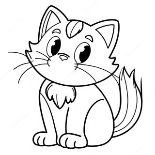 Blaze The Cat Coloring Pages