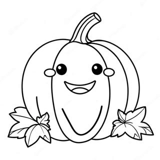 Happy Pumpkin Prayer Coloring Page 54173-43662