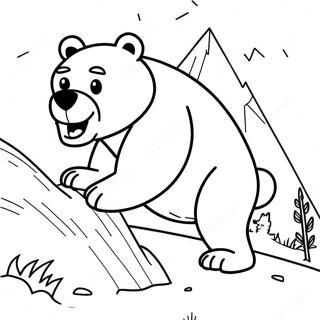 Grizzly And The Lemmings Coloring Page 54182-43666