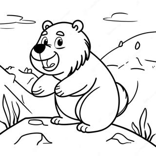 Grizzly And The Lemmings Coloring Page 54182-43667