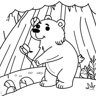 Grizzly And The Lemmings Coloring Page 54182-43668