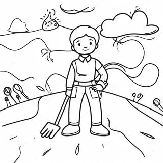 Rich Brown Soil Coloring Page 54223-43702