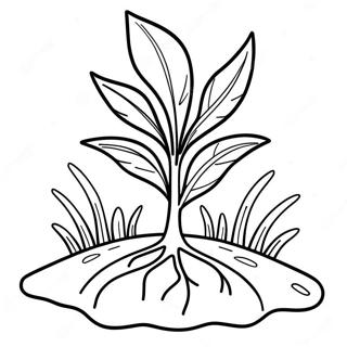 Rich Brown Soil Coloring Page 54223-43703