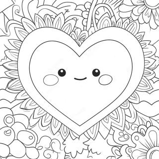 Preschool Valentines Coloring Pages