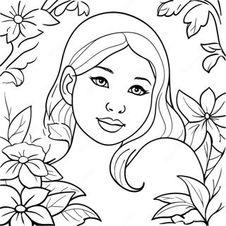 Eve In A Beautiful Garden Coloring Page 54233-43712