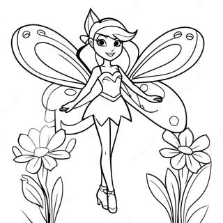 Winx Club Flora Coloring Page 54252-43727