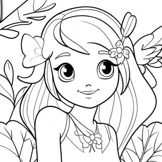 Winx Club Flora Coloring Pages