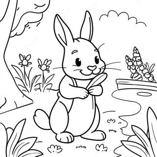 Peter Rabbit In The Garden Coloring Page 54273-43743