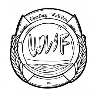 Wwf Logo Coloring Page 54282-43747